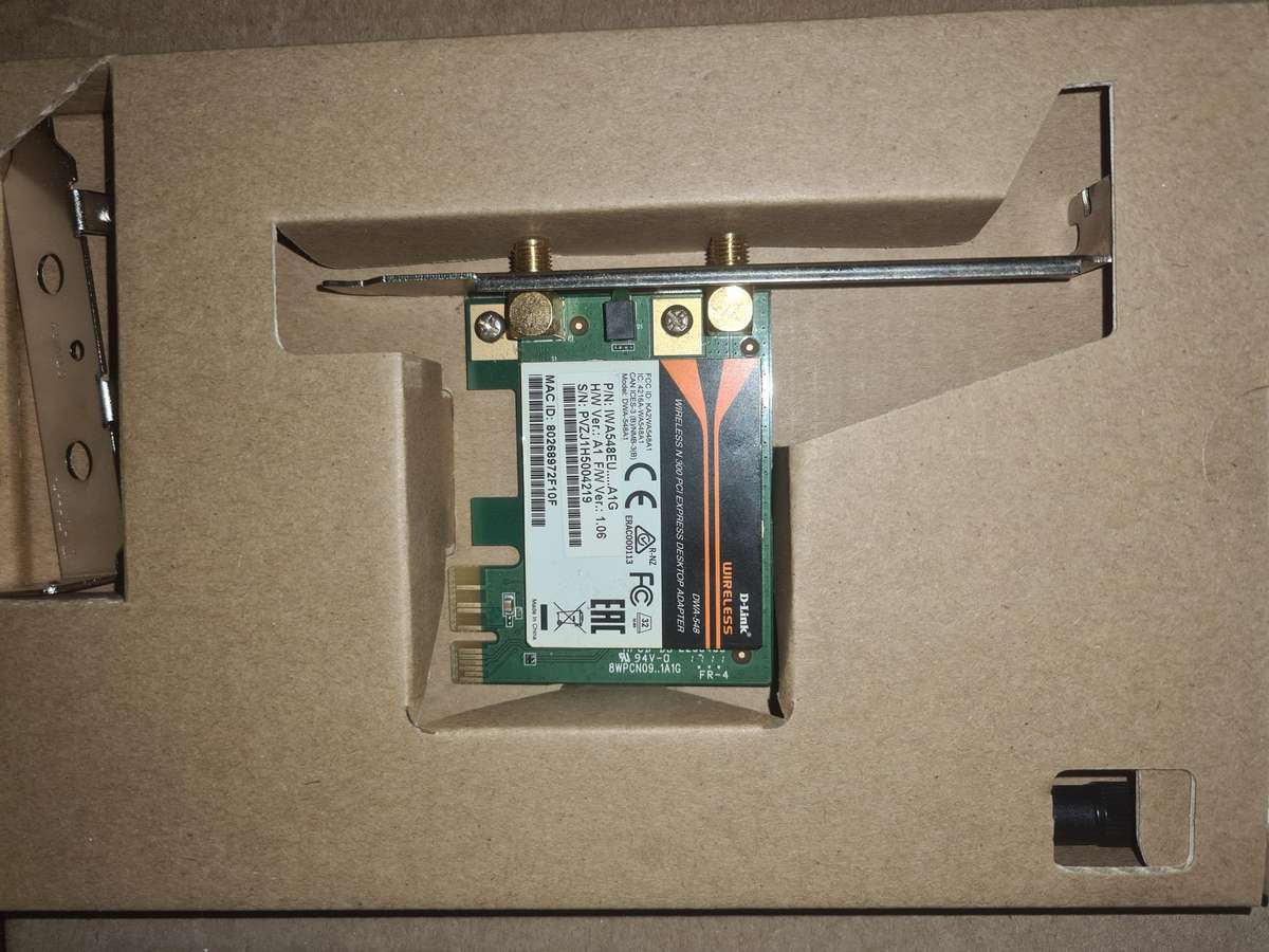 D-Link N300 Wireless Desktop PCI-e Internal Adapter