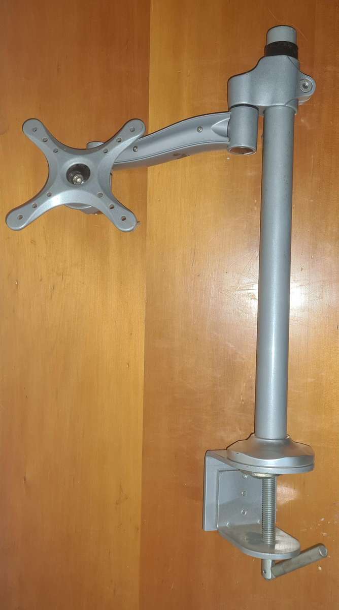 Single Arm Desk Mount For 12" to 28" Monitors | Adjustable, Sturdy, Space-Saving