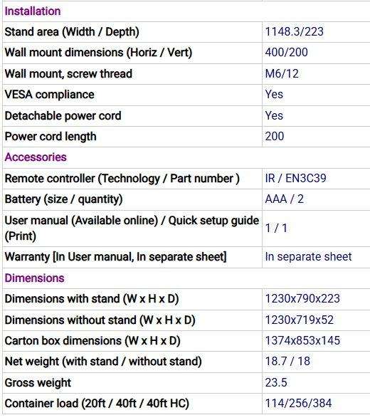 Hisense 55U7A 55" 4K UHD Smart LED TV