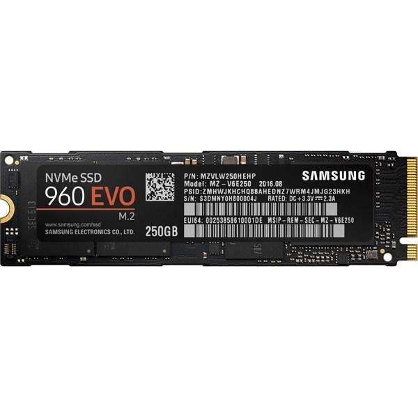 Samsung 960 EVO M.2 NVMe 250 GB SSD  Blazing Fast Storage for Serious Performance!