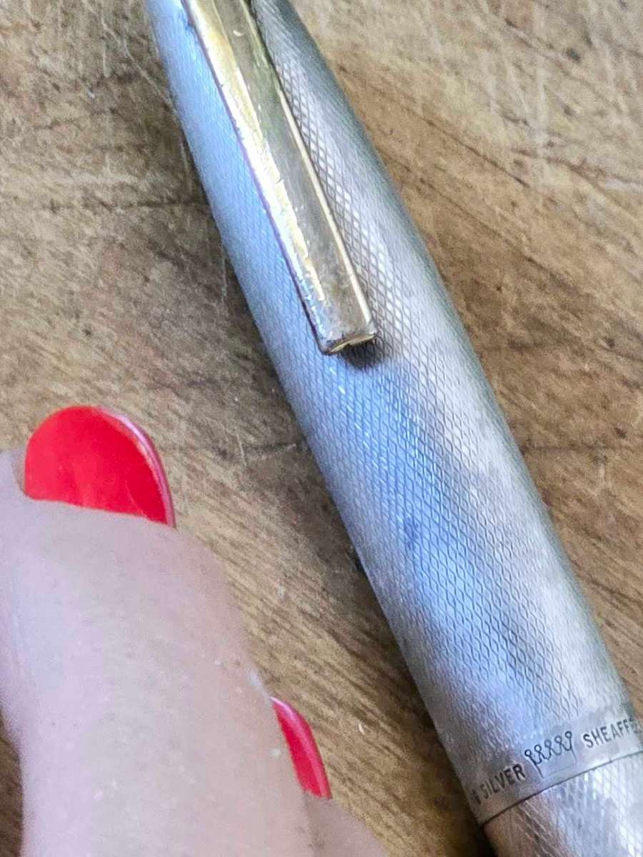 STERLING SILVER FOUNTAIN PEN 28g READ DISCRIPTION