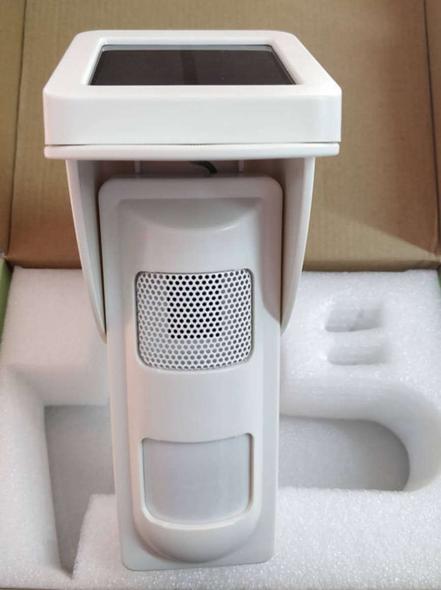 New solar alarm- manual on switch