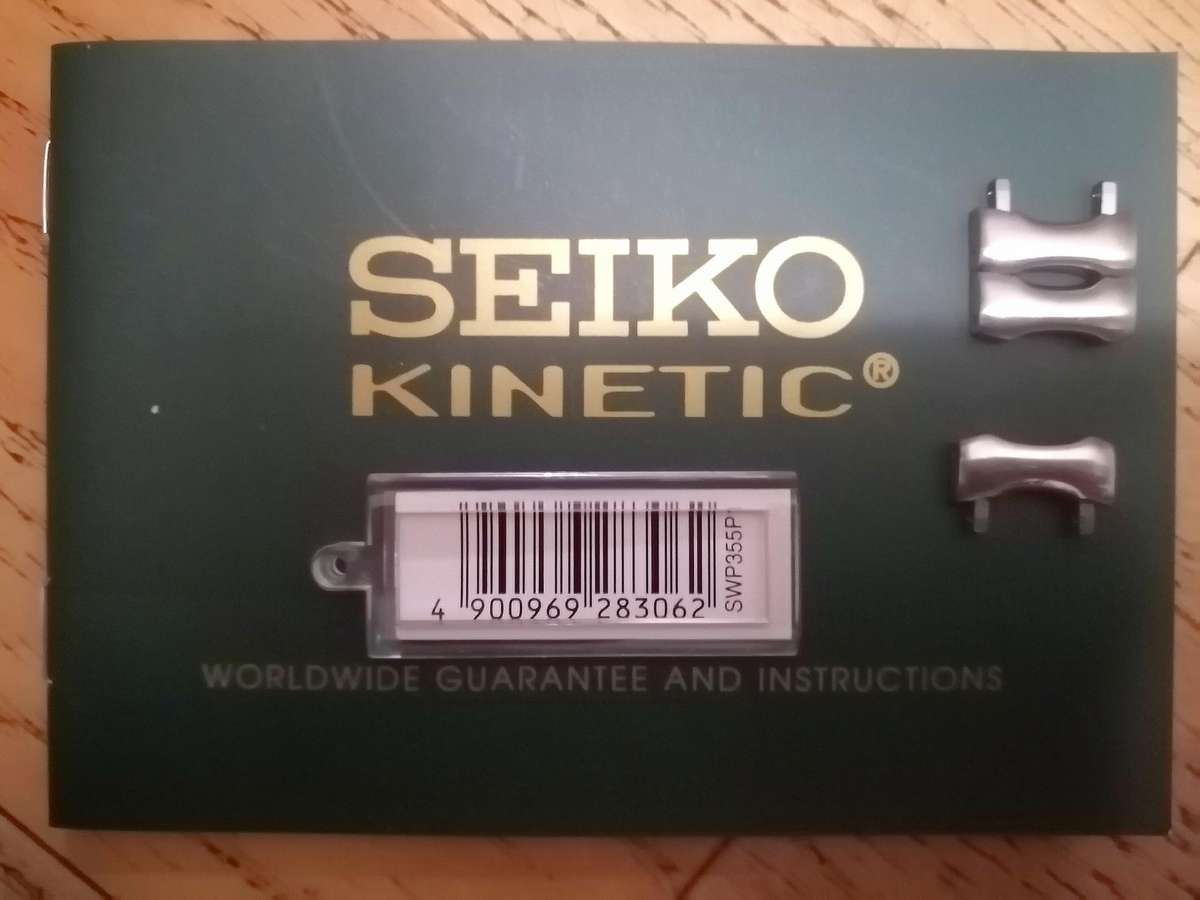 Seiko Kinetic ladies stainless steel watch