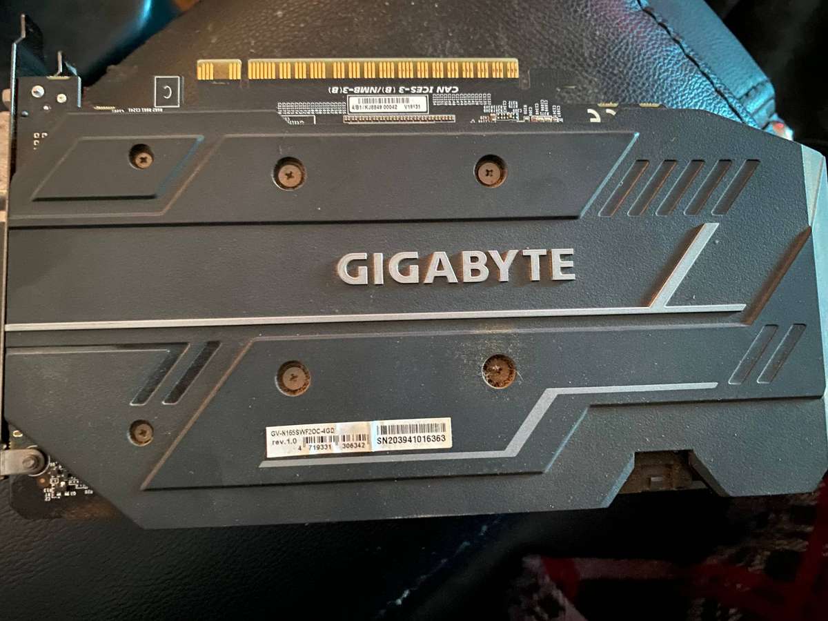 Gigabyte gtx 1650 oc 4gb graphics card