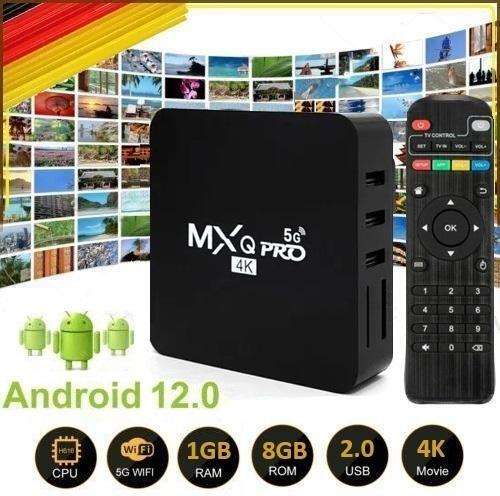 MXQ PRO Smart Android Tv Box. 4K, Wifi, OS version 12.
