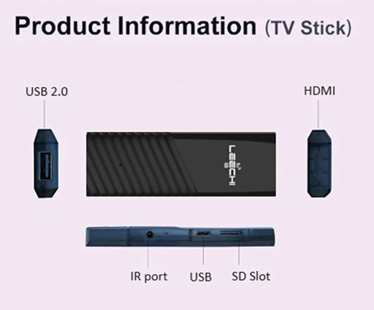 Android 13 Tv Stick With AI Voice Control, 4K, Bluetooth, 16GB Storage, 4GB Ram.