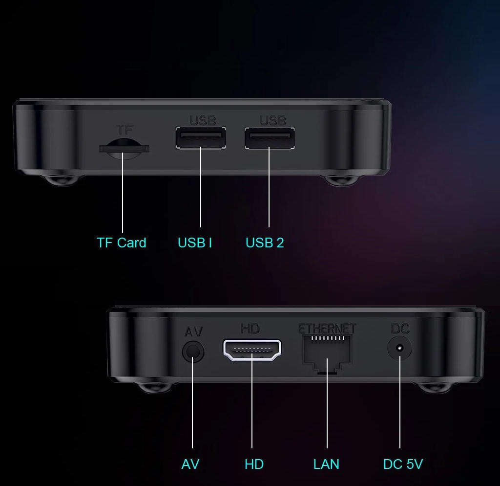 New Gen 4K Android 13 Tv Box. 2GB Ram, 16GB Storage.