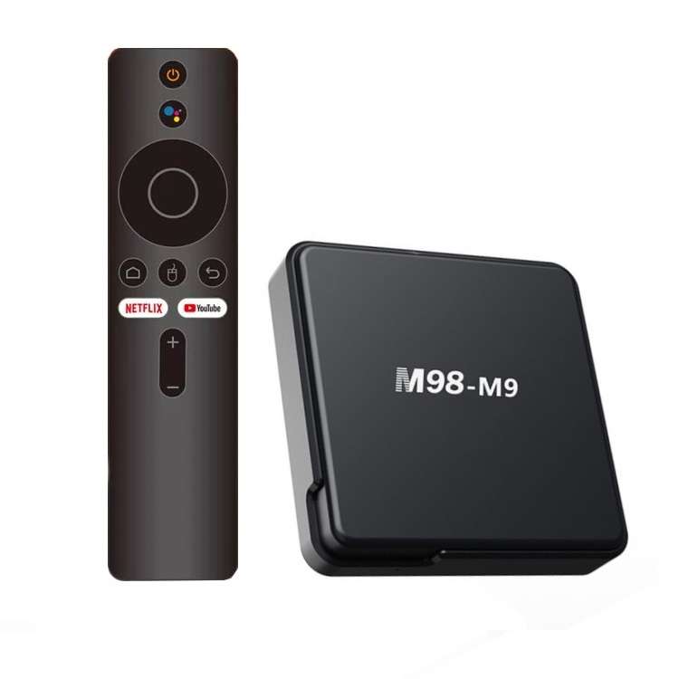 M98 Mini Tv Box With AI Voice Control, Bluetooth, 16GB Storage, 2GB Ram.