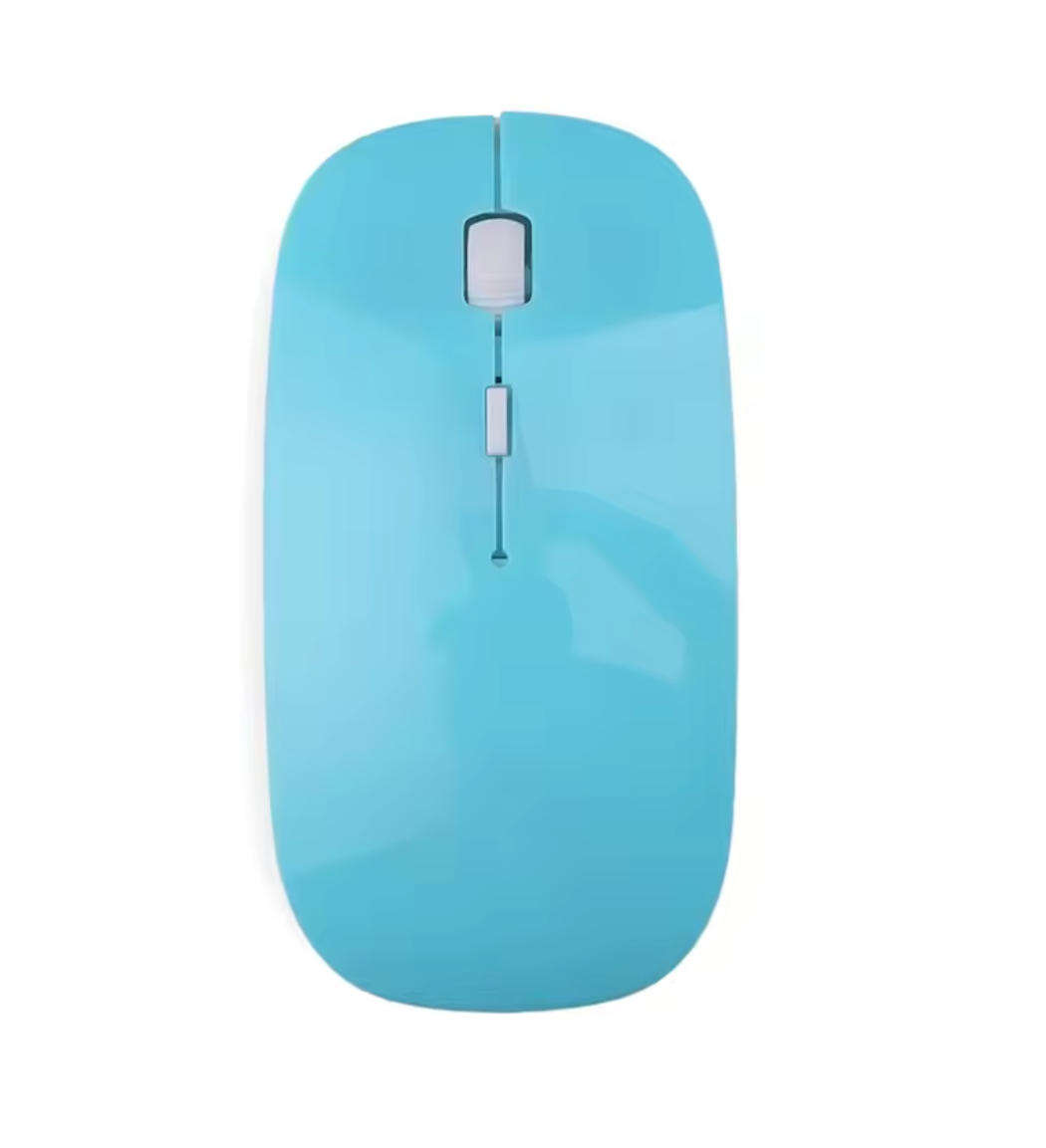 Mini Wireless Mouse. 2.4GHz. Available in Black or Blue color.