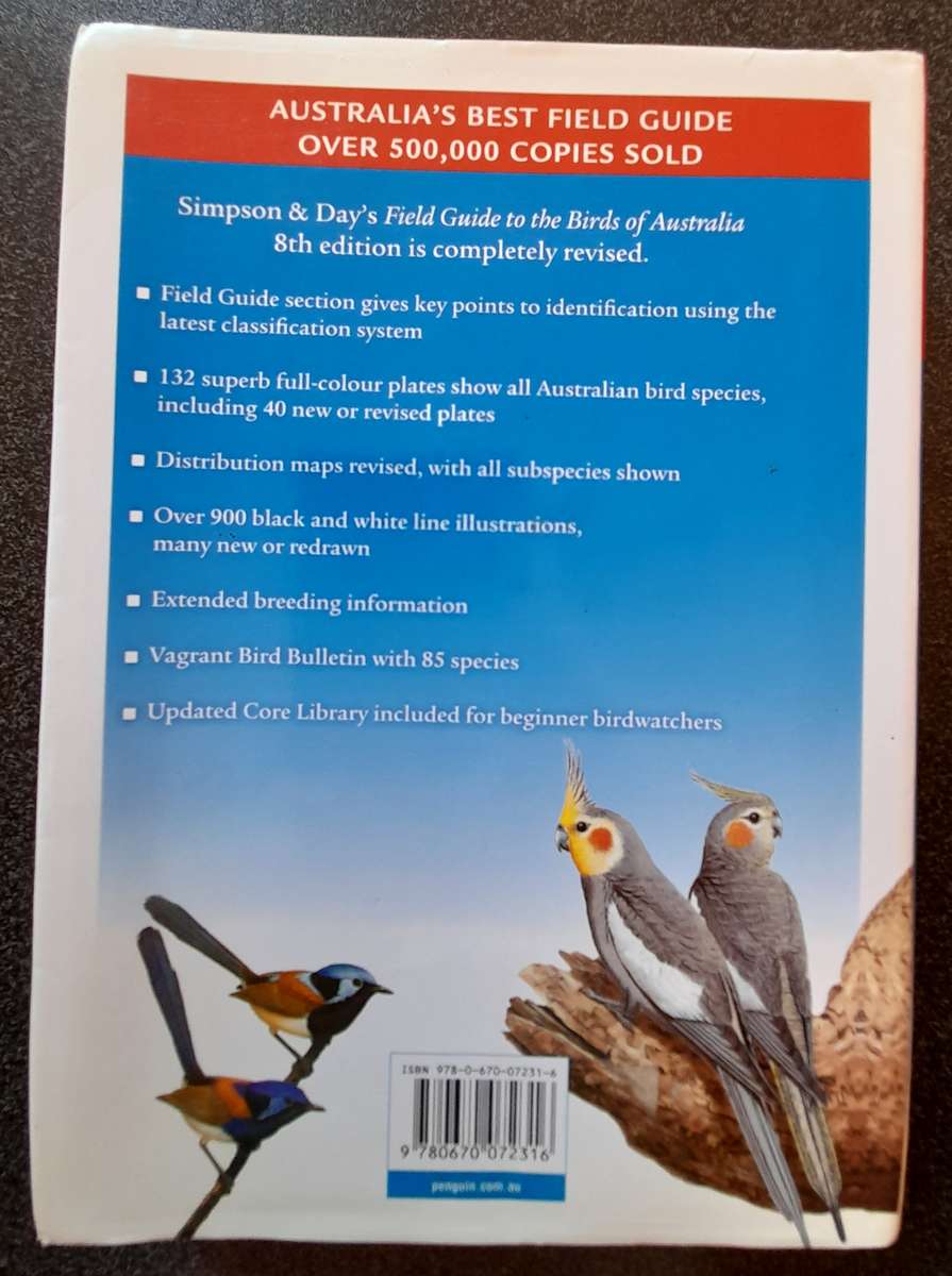 Field Guide to the Birds of Australia - 8th Edition, Nicolas Day Ken Simpson
