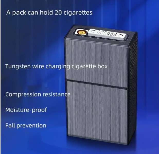 Rechargeable Ciggarete Case/Lighter