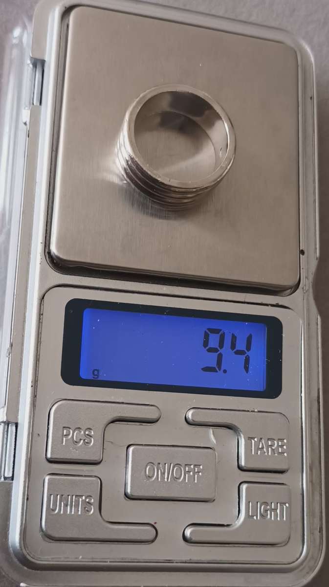 Solid Heavy Sterling Silver Ring.