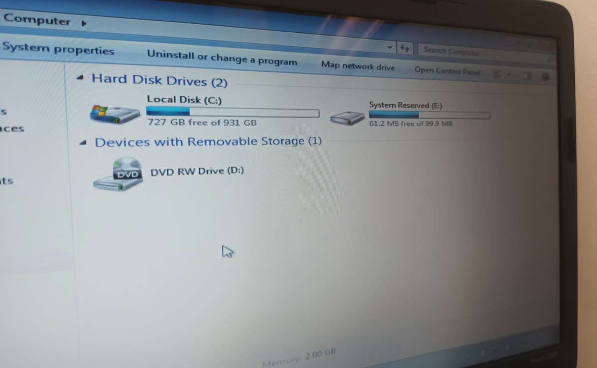 HP Compac Presario CQ58 Notebook/Laptop. 1TB HDD. Windows 10.