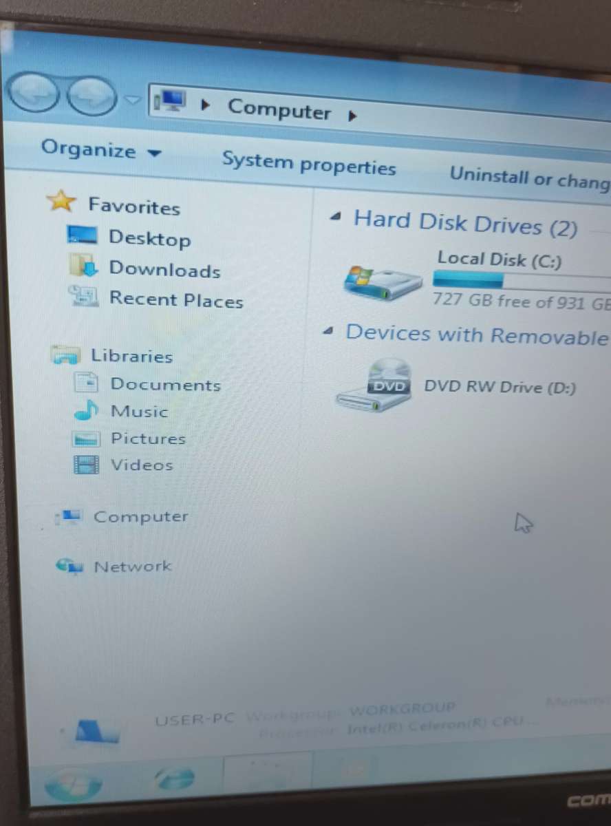 HP Compac Presario CQ58 Notebook/Laptop. 1TB HDD. Windows 10.