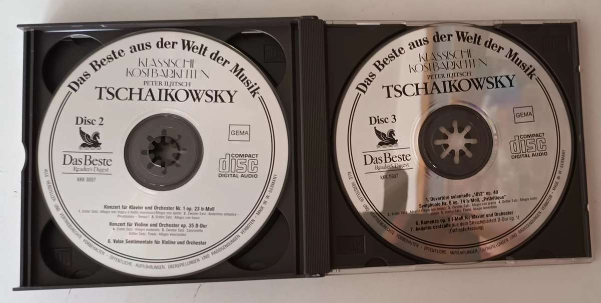 PETER ILYICH - TCHAIKOVSKY CD. 2 DISCS.