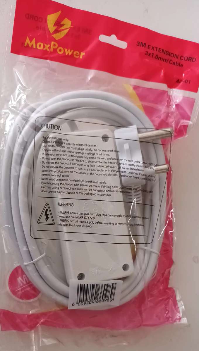 3M Extension Cord. New.