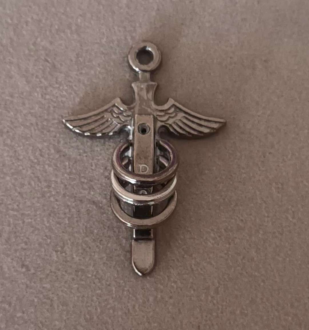 DIOR Cross Wings Pendant for Men.