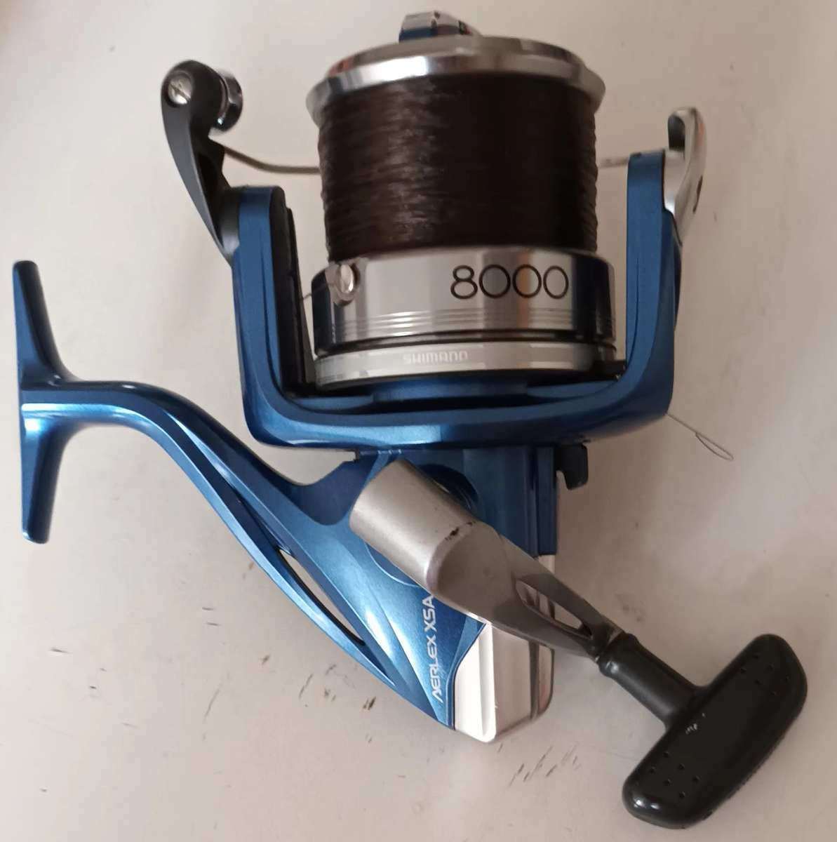 Shimano Aerlex 8000 XSA Surf Reel. With Line. Like New.