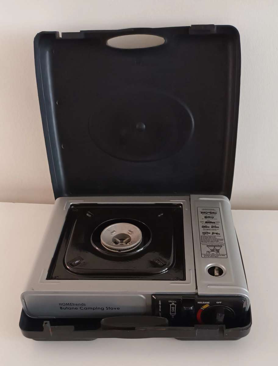 Butane Camping Stove in Case with Gas.