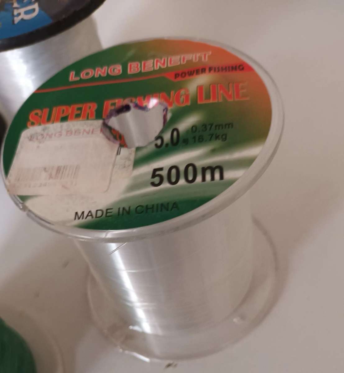 Lot of Used Fishing Line.