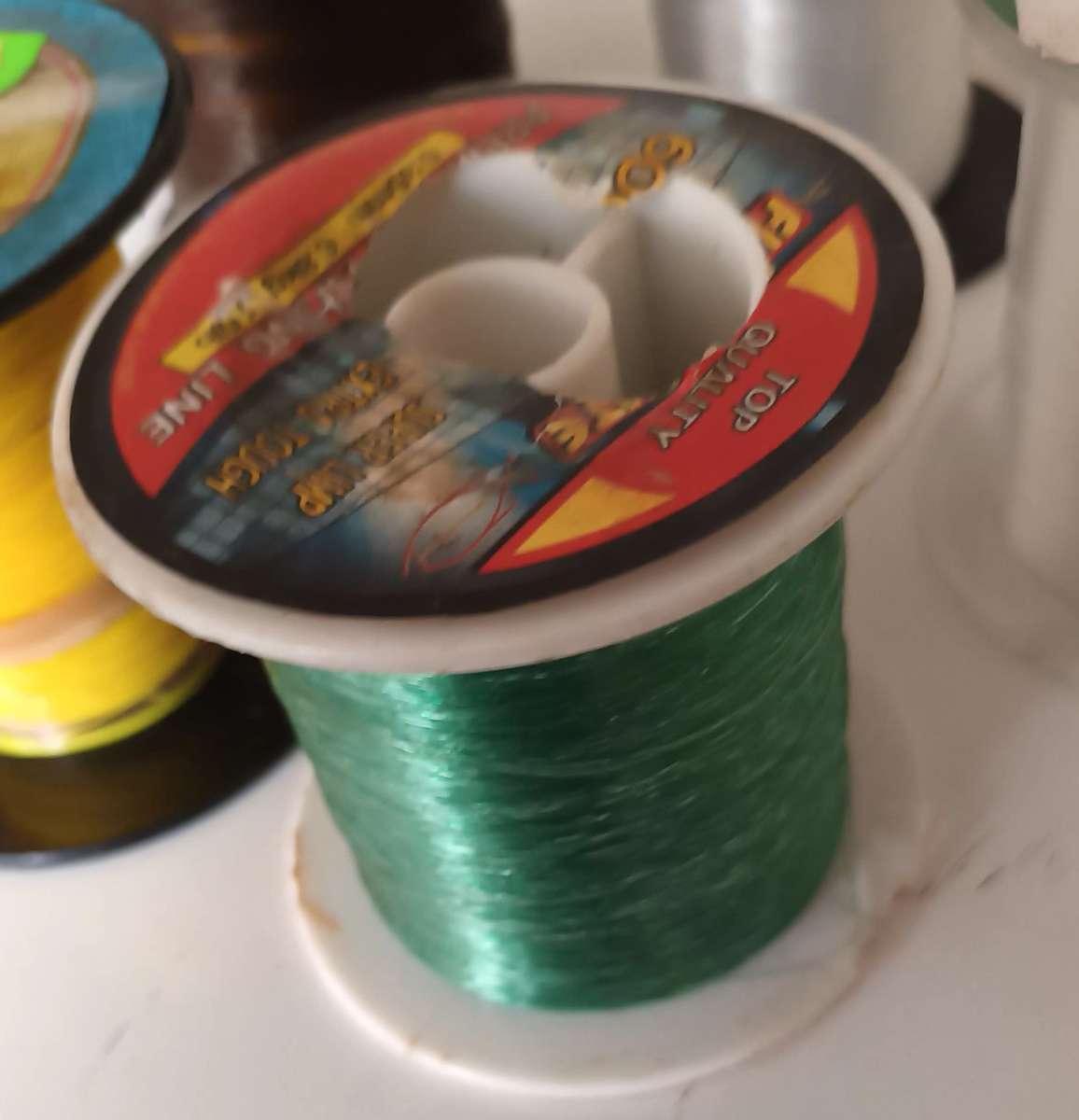 Lot of Used Fishing Line.
