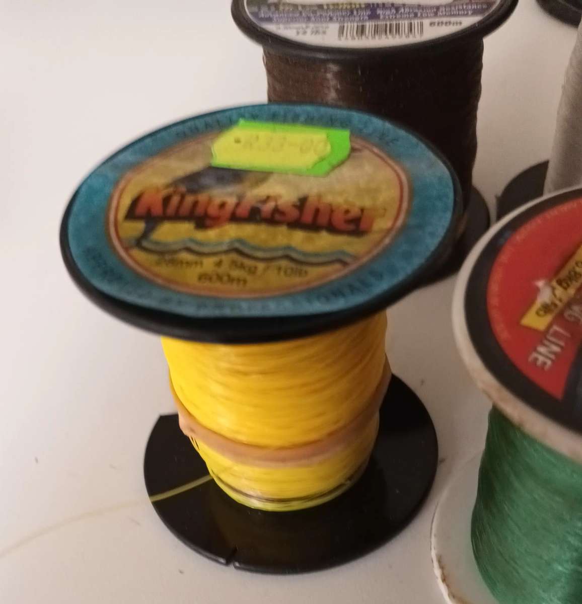 Lot of Used Fishing Line.