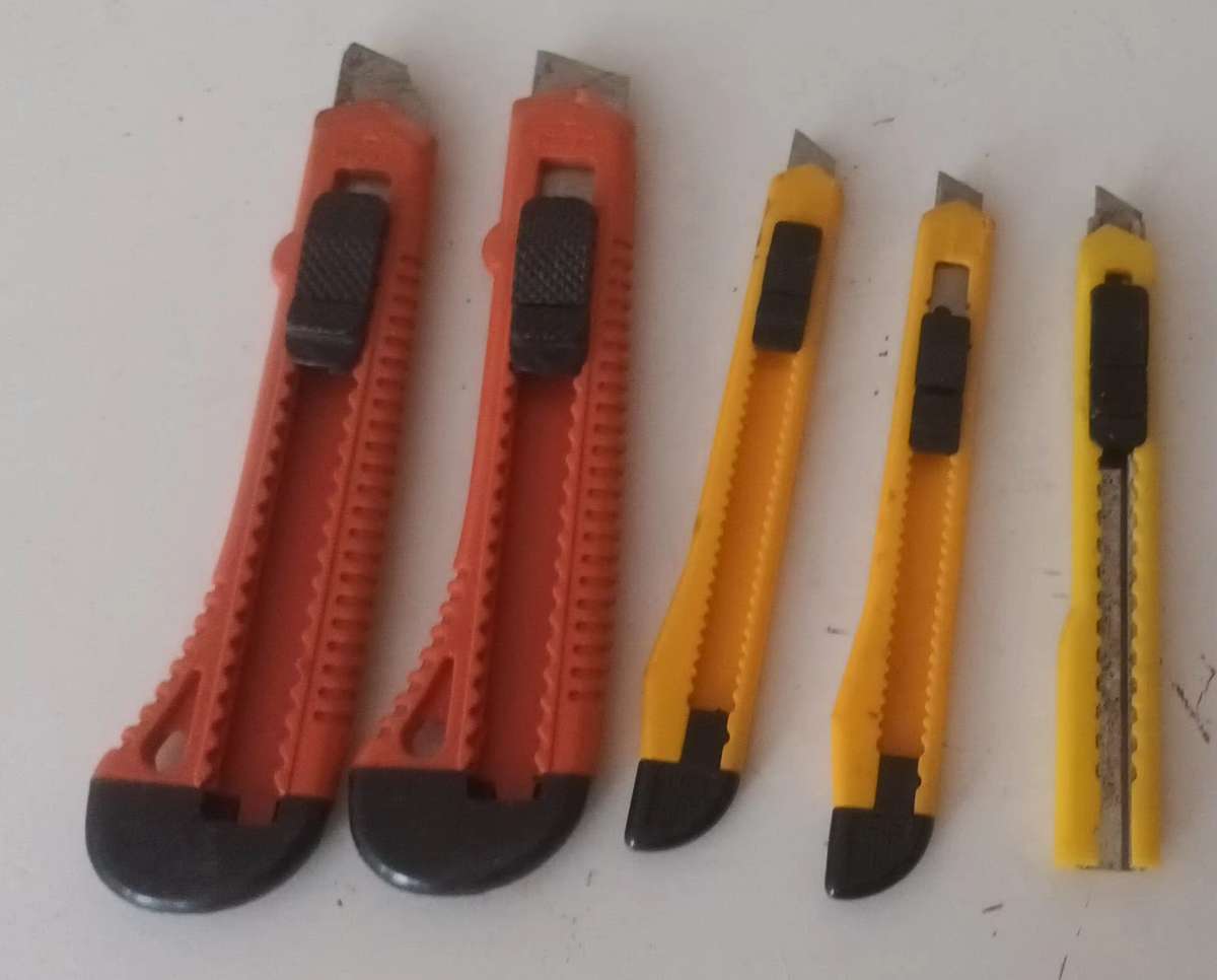 4x Stanley Knife Blade Cuters.