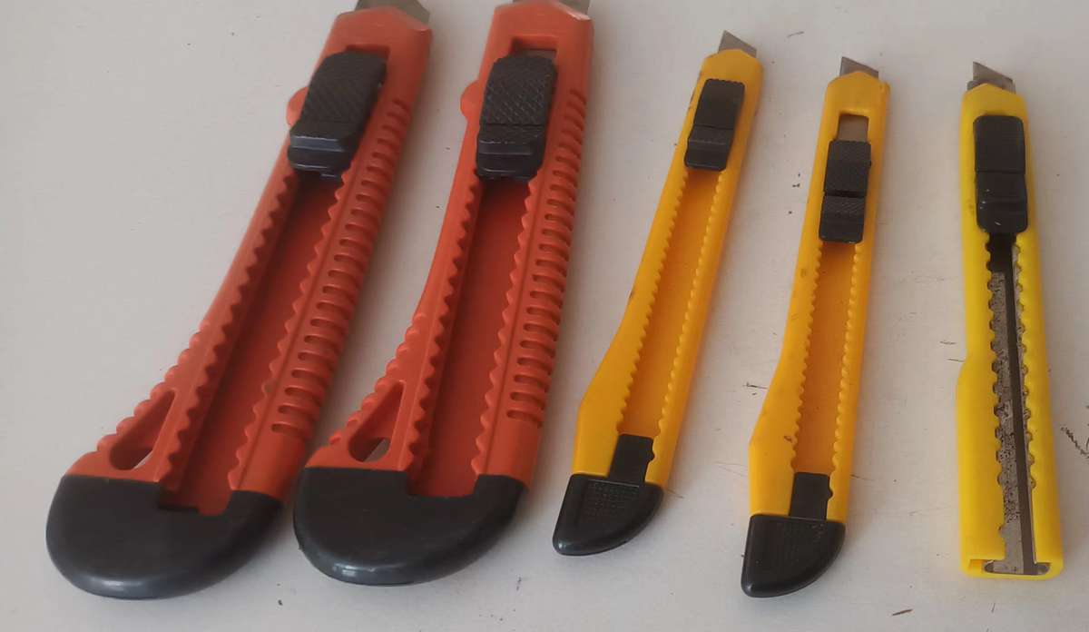 4x Stanley Knife Blade Cuters.