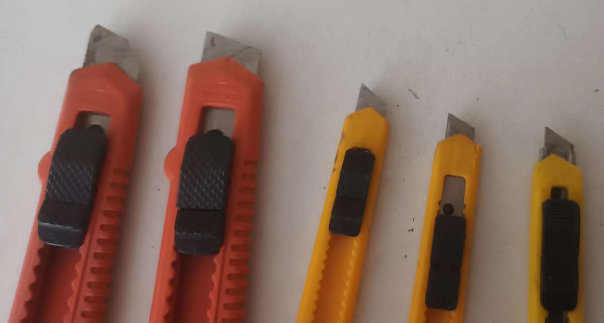 4x Stanley Knife Blade Cuters.