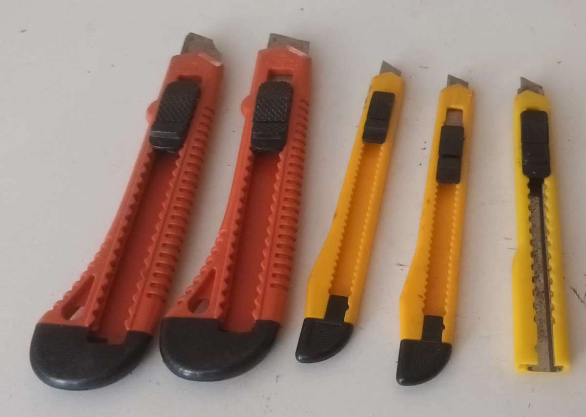 4x Stanley Knife Blade Cuters.