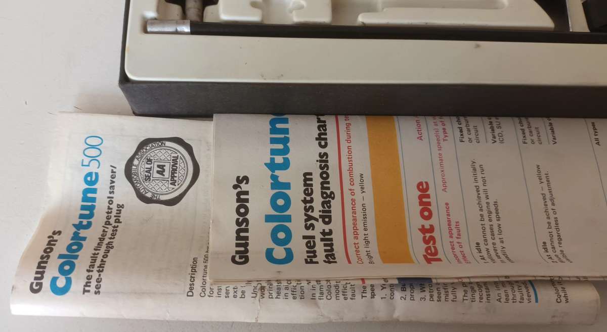 Gunson's Fuel Mixer Gauge.