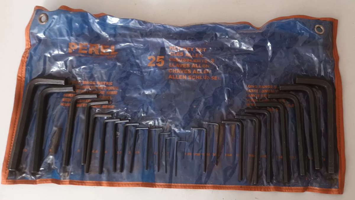 22 Piece Allen Key Set.