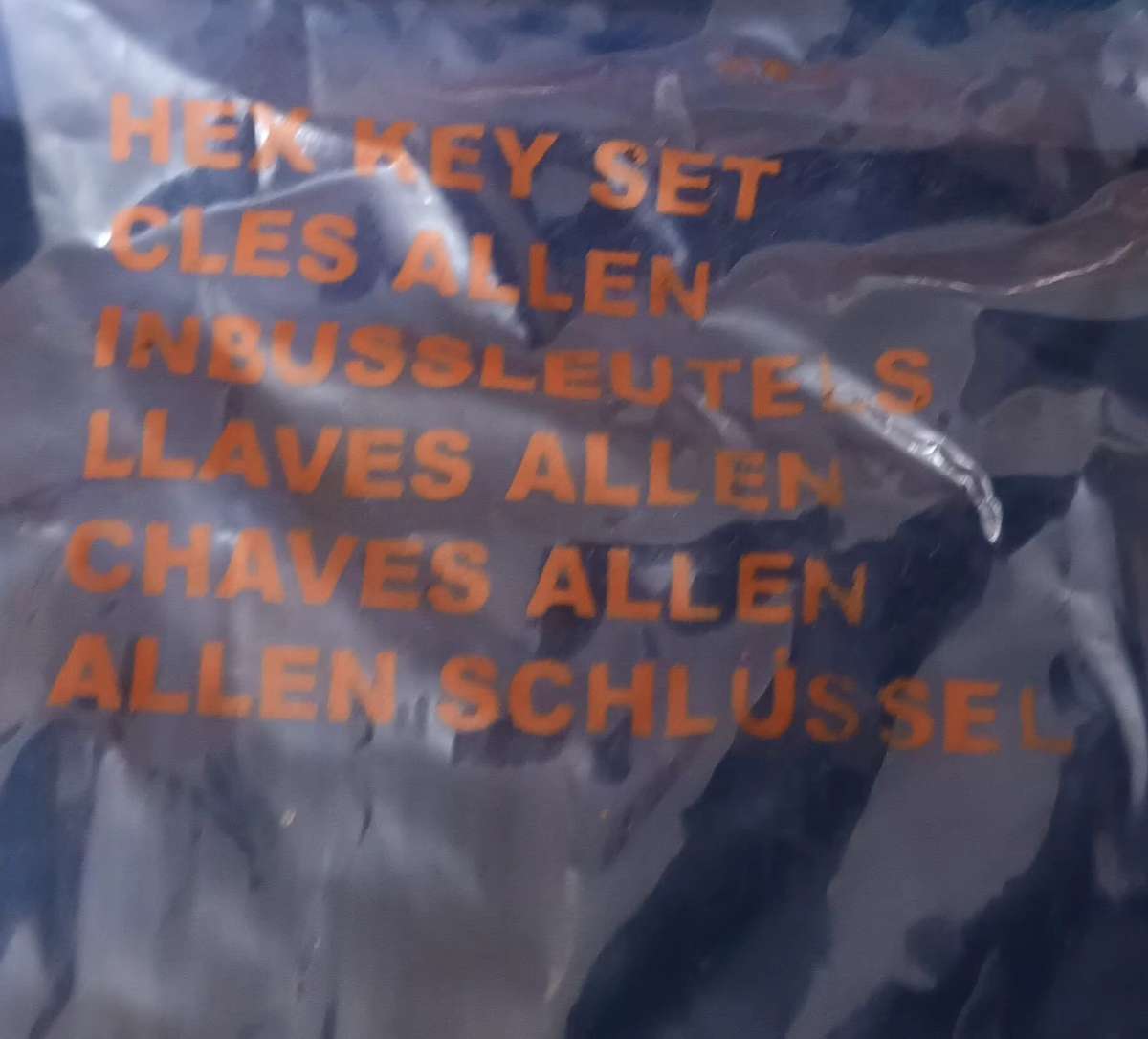 22 Piece Allen Key Set.