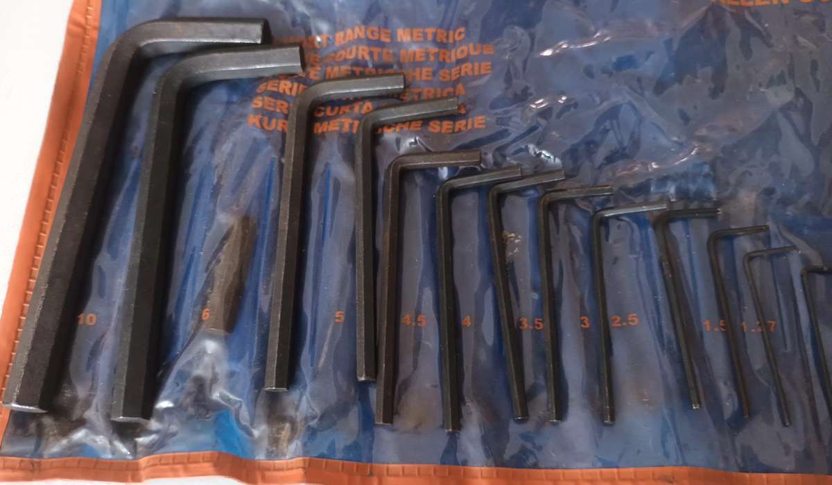 22 Piece Allen Key Set.