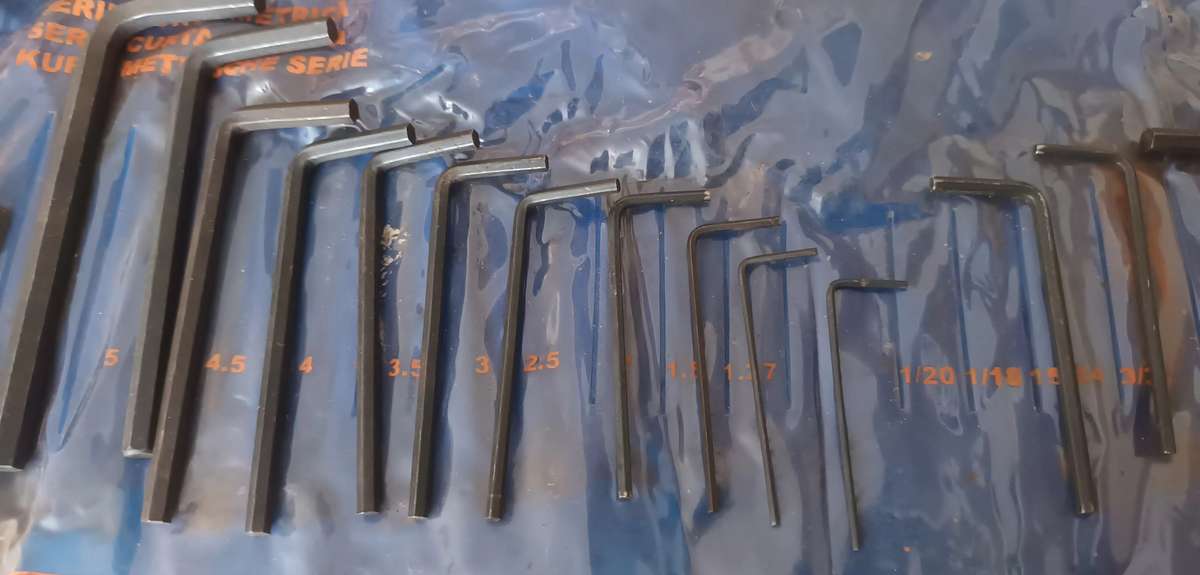 22 Piece Allen Key Set.