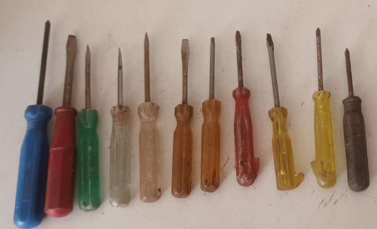 Lot of Small Screwdrivers.
