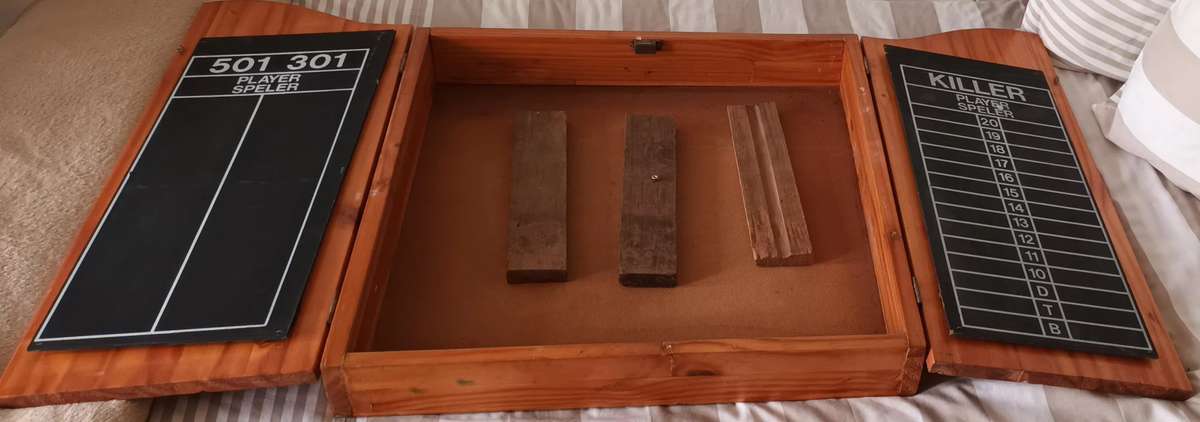 Dart Board Cupboard