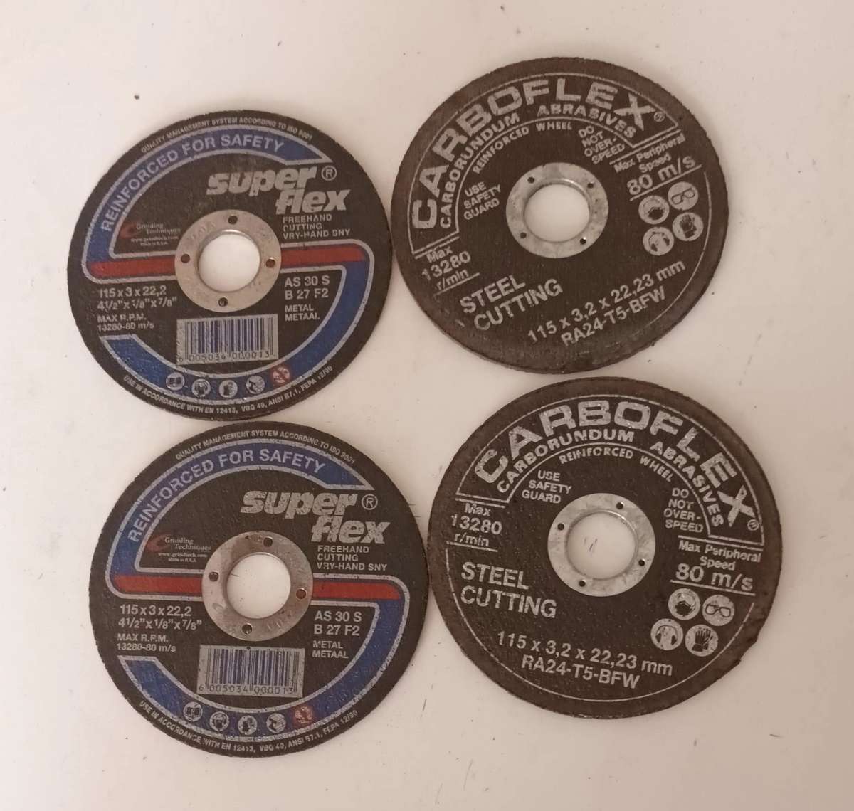 4x Grinder Discs