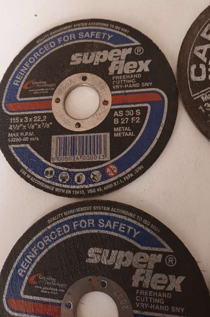 4x Grinder Discs