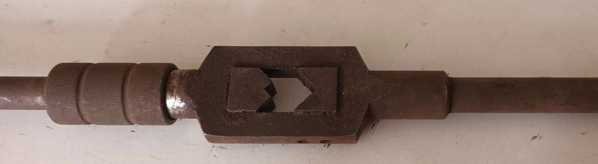 Vintage Tap/Die Handle Holder Wrench. Length 38cm.