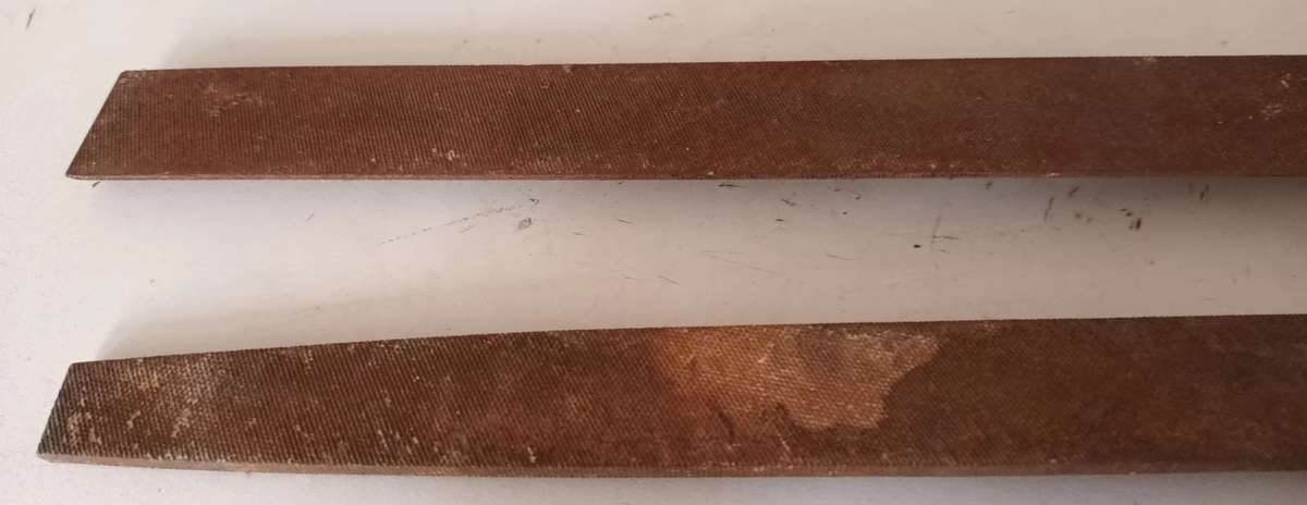 2x Files. Length 52cm & 47cm.