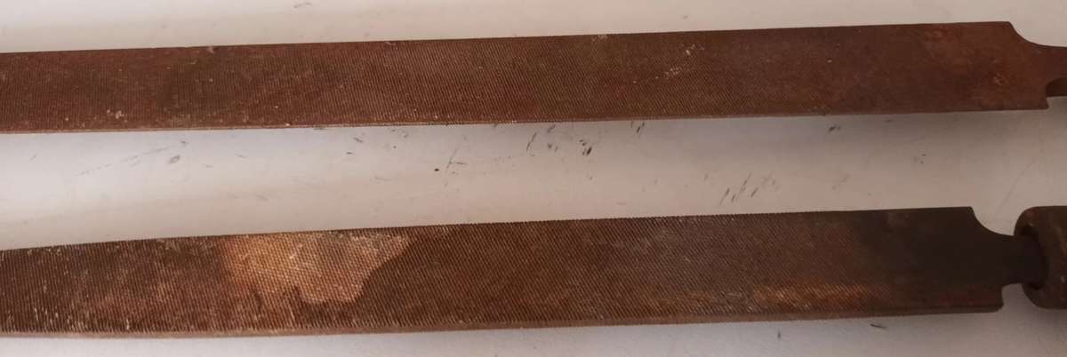 2x Files. Length 52cm & 47cm.