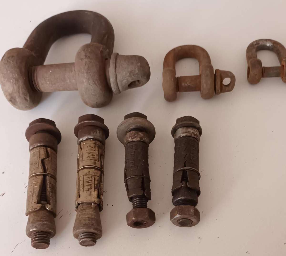 U Bolts & Rawl Bolts.