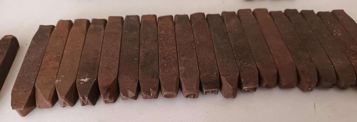 Vintage Steel Stamps.