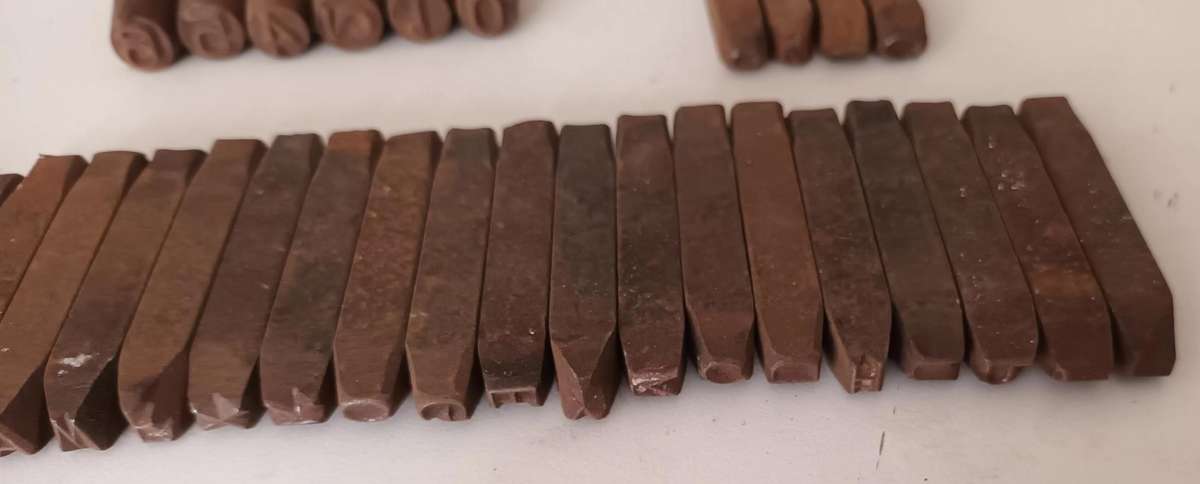 Vintage Steel Stamps.