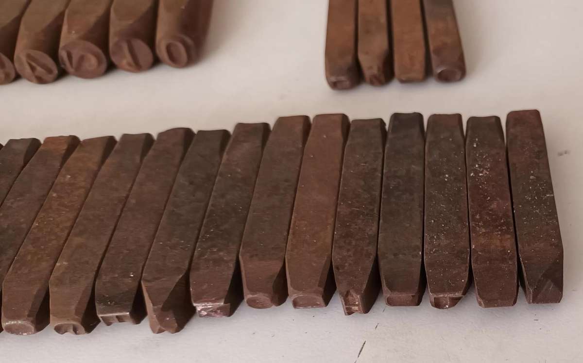 Vintage Steel Stamps.