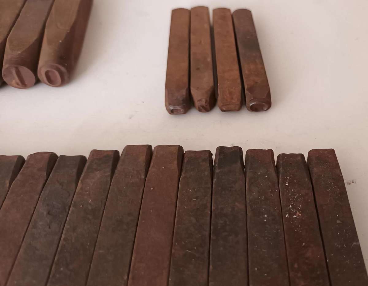 Vintage Steel Stamps.