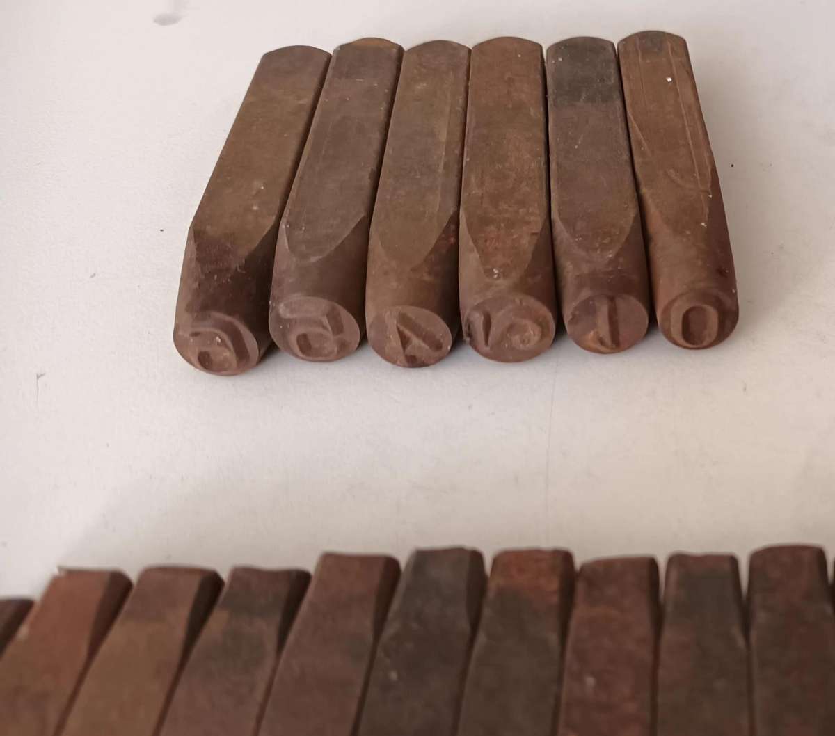 Vintage Steel Stamps.