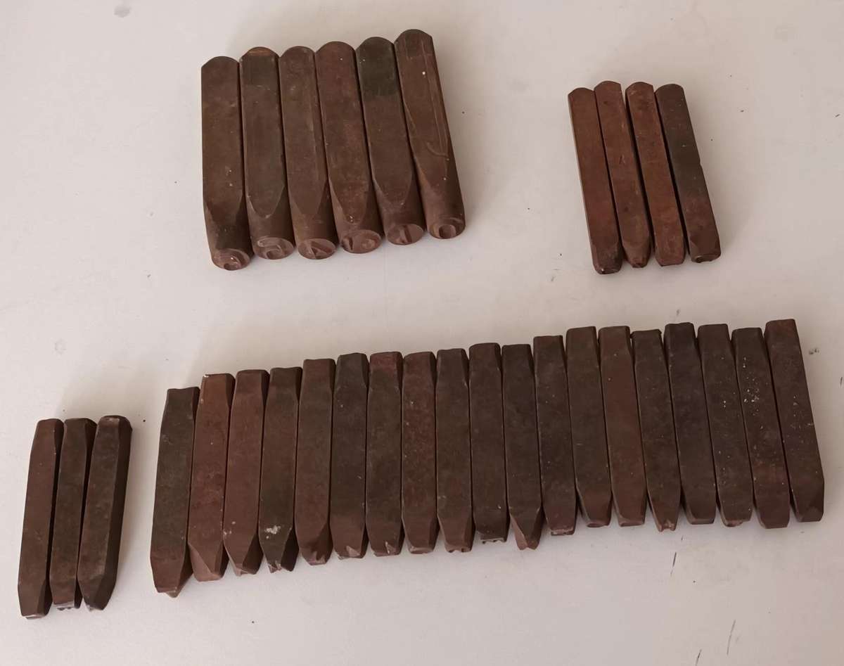 Vintage Steel Stamps.