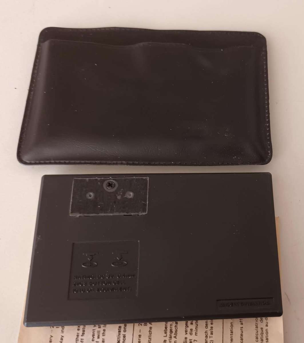 Vintage Logitech Credit Card Calculator.